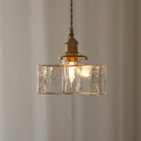 Pendant Glass Light Minimalist Creative Brass Lamp