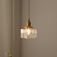 Pendant Glass Light Minimalist Creative Brass Lamp