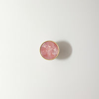 round color marbled brass cabinet knob and pulls