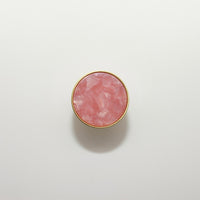 round color marbled brass cabinet knob and pulls