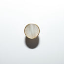 round color marbled brass cabinet knob and pulls