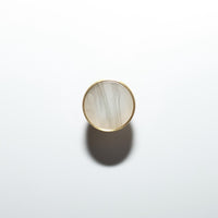 round color marbled brass cabinet knob and pulls