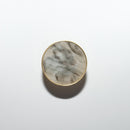 round color marbled brass cabinet knob and pulls