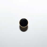 round color marbled brass cabinet knob and pulls