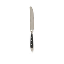 Fine Luxury Flatware in Silver Stainless steel 18/8 and Black Resin knife