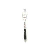 Fine Luxury Flatware in Silver Stainless steel 18/8 and Black Resin Fork