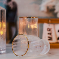 Jules Ripple Carafe and Glass Set-Letifly Lights and Decor