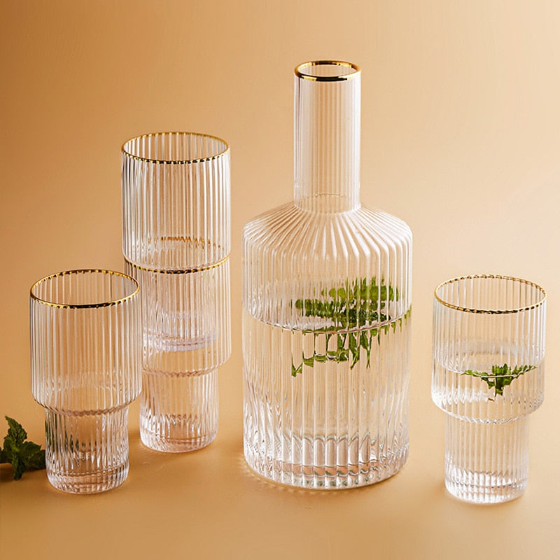 Jules Ripple Karaffe und Glas-Set