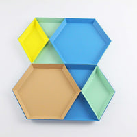 Kaleidoscope Stainless Steel Tray-Letifly Lights and Decor