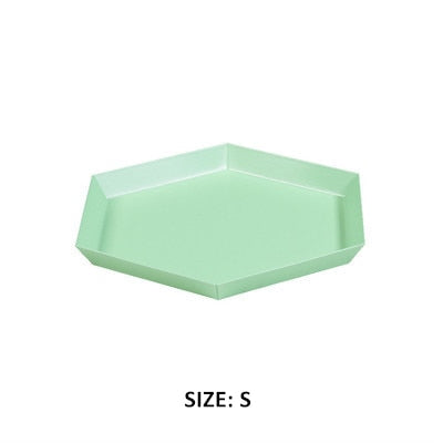 Kaleidoscope Stainless Steel Tray-Letifly Lights and Decor