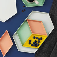 Kaleidoscope Stainless Steel Tray-Letifly Lights and Decor