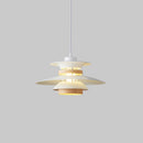 Aesthetic Modern Umbrella Shape Pendant Light Retro PH5 Pendant Light Metal & Wood 