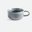 Creative Porcelain Coffee Cup Milk Ceramic European Red Tea Cups Set with Handle High quality Cement color