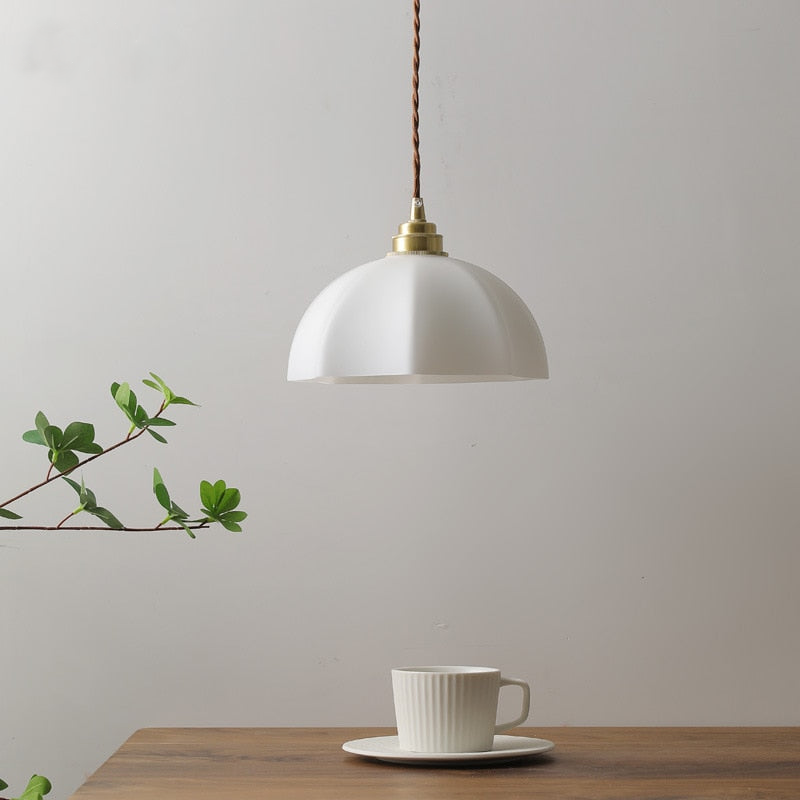 Klimt Glass and Brass Pendant Light-Letifly Lights and Decor