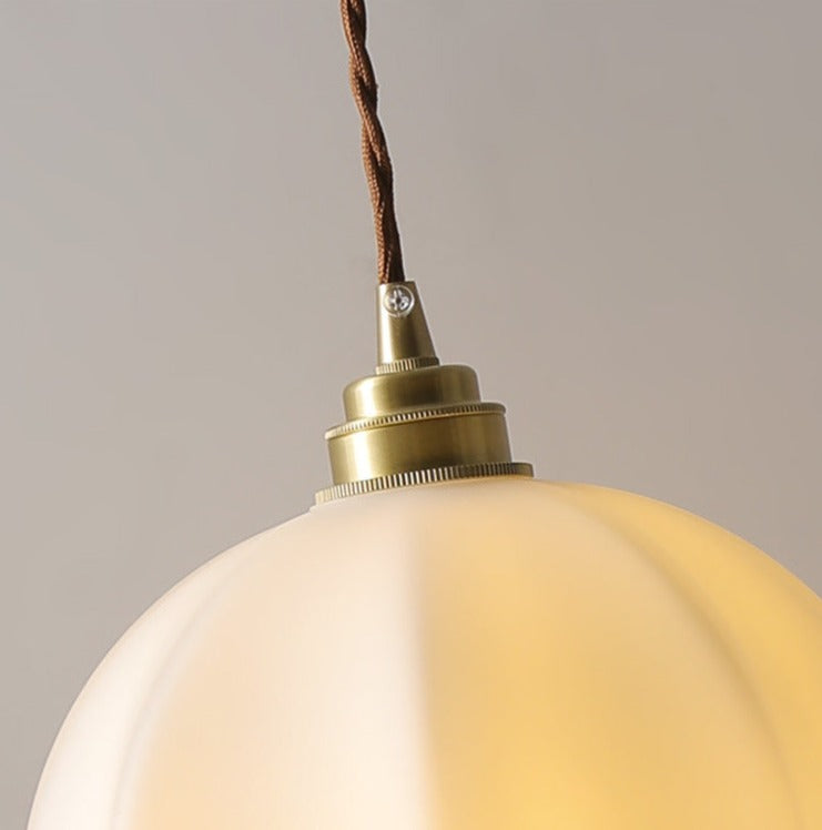 Klimt Glass and Brass Pendant Light-Letifly Lights and Decor