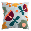 Square Colorful Floral Pillow
