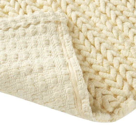 Lasso Cotton Chenille Chain Stitch Rug-Letifly Lights and Decor