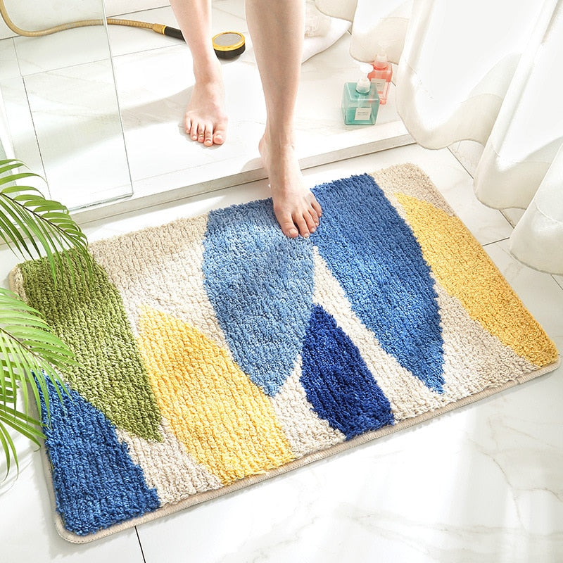 Anti-Slip Carpet Leaves Designed Doormat