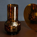 Decorative Accent Vases Amber Ornaments Home Decoration for Flower Pot