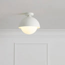 Light Bop LED Pendant metal iron painted finish white variant 25cm diameter 150cm adjustable cord E27 base