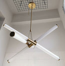 Light Pipe Minimalist LED Chandelier