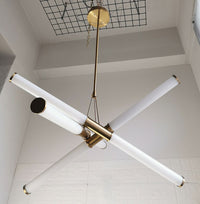 Light Pipe Minimalist LED Chandelier