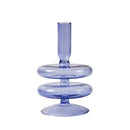 Lilac Glass Candle Holders-Letifly Lights and Decor