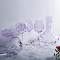 Lilac Wine Luxury Glass & Decanter Set