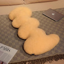 Plush Long Throw Pillow Stuffed Ripples  