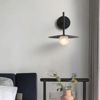 Wall Lamp LED Lighting Home Decoration Disk Mid century Modern Minimalist Iron Lamp