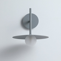 Wall Lamp LED Lighting Home Decoration Disk Mid century Modern Minimalist Iron Lamp