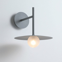 Wall Lamp LED Lighting Home Decoration Disk Mid century Modern Minimalist Iron Lamp