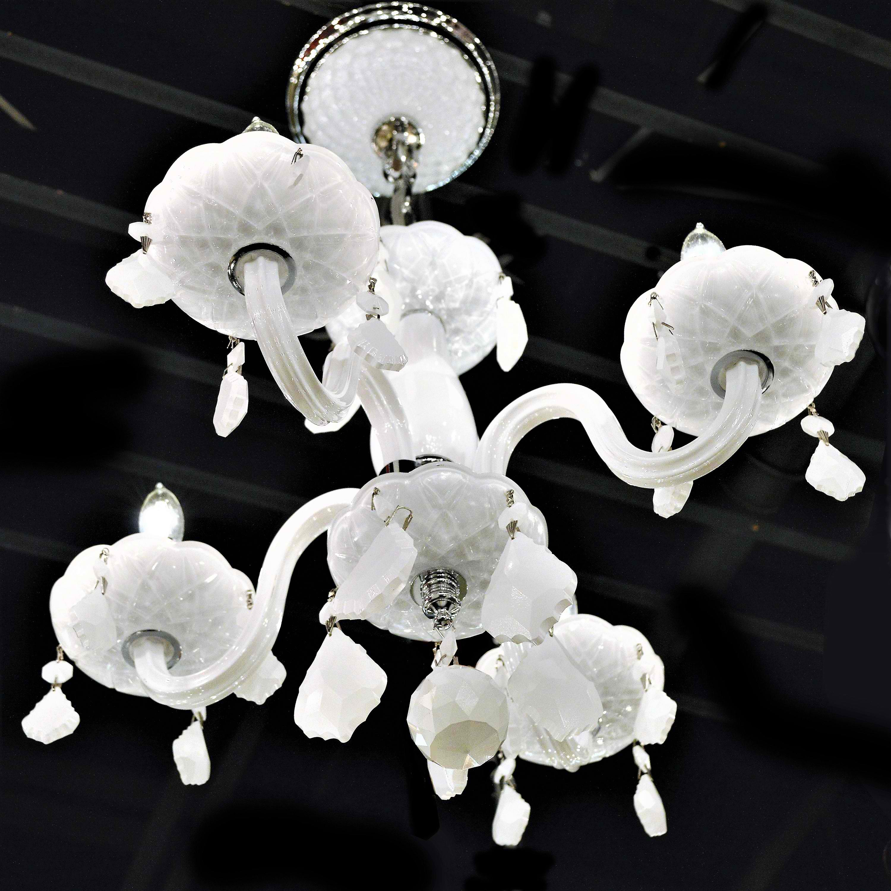 Lumiere Chrome and Crystal Chandelier Light-Letifly Lights and Decor