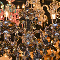 Lumiere Chrome and Crystal Chandelier Light-Letifly Lights and Decor