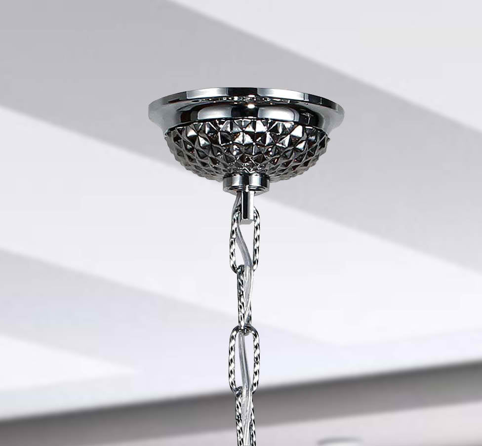 Lumiere Chrome and Crystal Chandelier Light-Letifly Lights and Decor