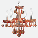 Lumiere Chrome and Crystal Chandelier Light-Letifly Lights and Decor