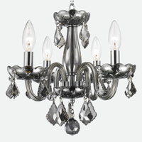 Lumiere Chrome and Crystal Chandelier Light-Letifly Lights and Decor
