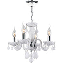 Lumiere Chrome and Crystal Chandelier Light-Letifly Lights and Decor