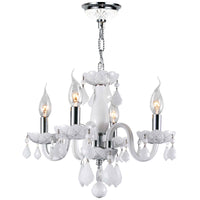 Lumiere Chrome and Crystal Chandelier Light-Letifly Lights and Decor