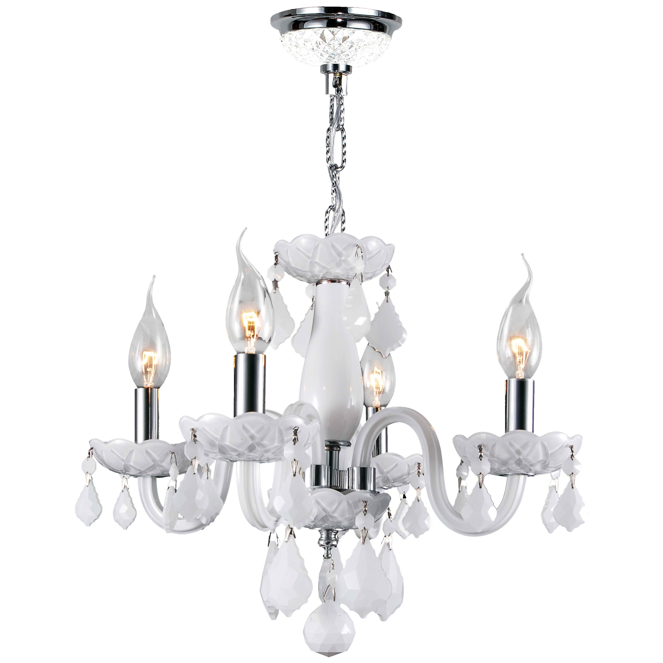 Lumiere Chrome and Crystal Chandelier Light-Letifly Lights and Decor