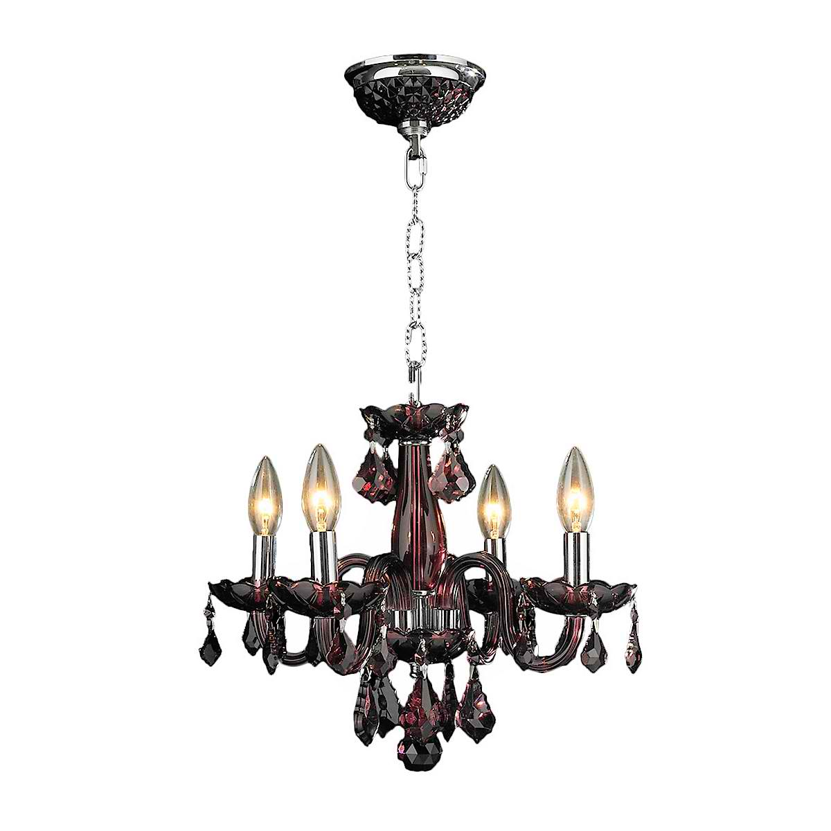 Lumiere Chrome and Crystal Chandelier Light-Letifly Lights and Decor