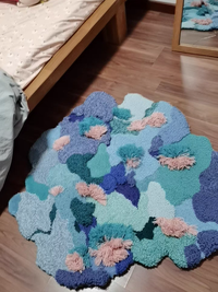 Luz Colorblock Wool Area Rug-Letifly Lights and Decor