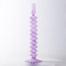 Macaroon Glass Ripple Candle Holders-Letifly Lights and Decor