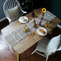 Macrame Knot Bohemian Table Runner