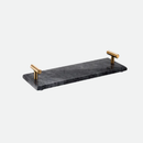 Marble & Brass Bathroom Storage Tray Organizer-Letifly Lights and Decor