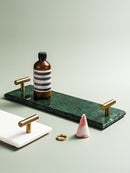 Natural Marble Made Organizer Storage Tray