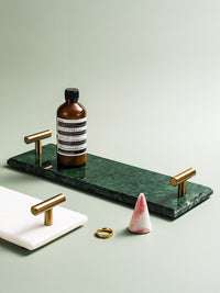 Natural Marble Made Organizer Storage Tray