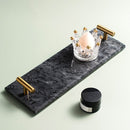 Natural Marble Made Organizer Storage Tray