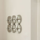 Metallic Wall Lamp Gold Black White Color Light