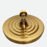 Metallic Wall Lamp Gold Black White Color Light